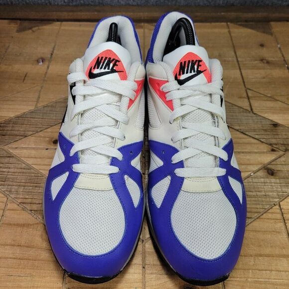 Nike Air Structure Men's 9.5 White Persian Violet Sneakers Retro DC2548-100 - Picture 3 of 11